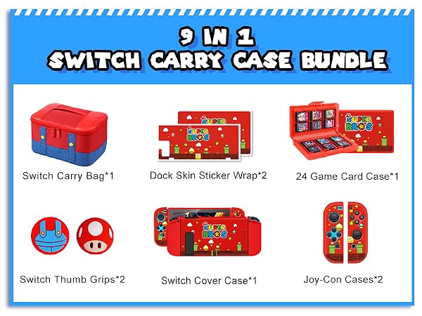 9 in 1 switch case bundle