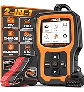 ANCEL AD410 PRO OBD2 Scanner and Battery Tester, 2-in-1 Car Diagnostic Tool, Check Engine Light, ...