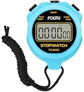 FCXJTU Digital Simple Stopwatch Timer, No Bells, No Alarm, Simple Basic Operation, Silent, Clear ...