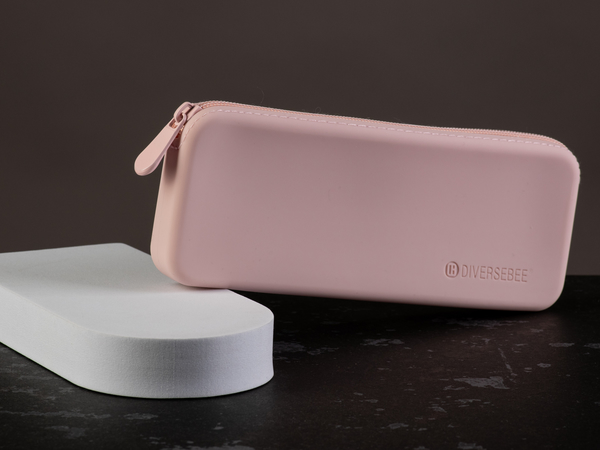 DiverseBee Silicone Pen Case Pink Cherry