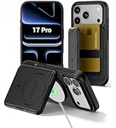PROfezzion for iPhone 17 Pro Case Wallet 3-Card Holder with MagSafe, Triple-Sided Magnets, RFID B...