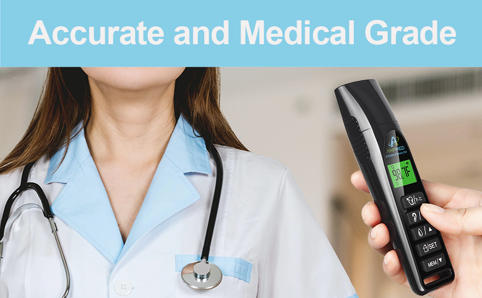 Medical Grade Thermometer - medical thermometer for adults, accurate medical equipment for home care