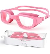 Zeligerstar Kids Swim Goggles,Swimming Goggles for Kids 6-14, Anti-Fog UV Protection Pool Goggles...