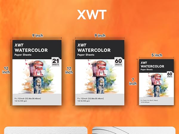 140lb/300gsm watercolor paper