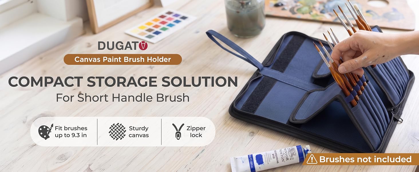 Canvas paint brush holder in Arts, Crafts & Sewing