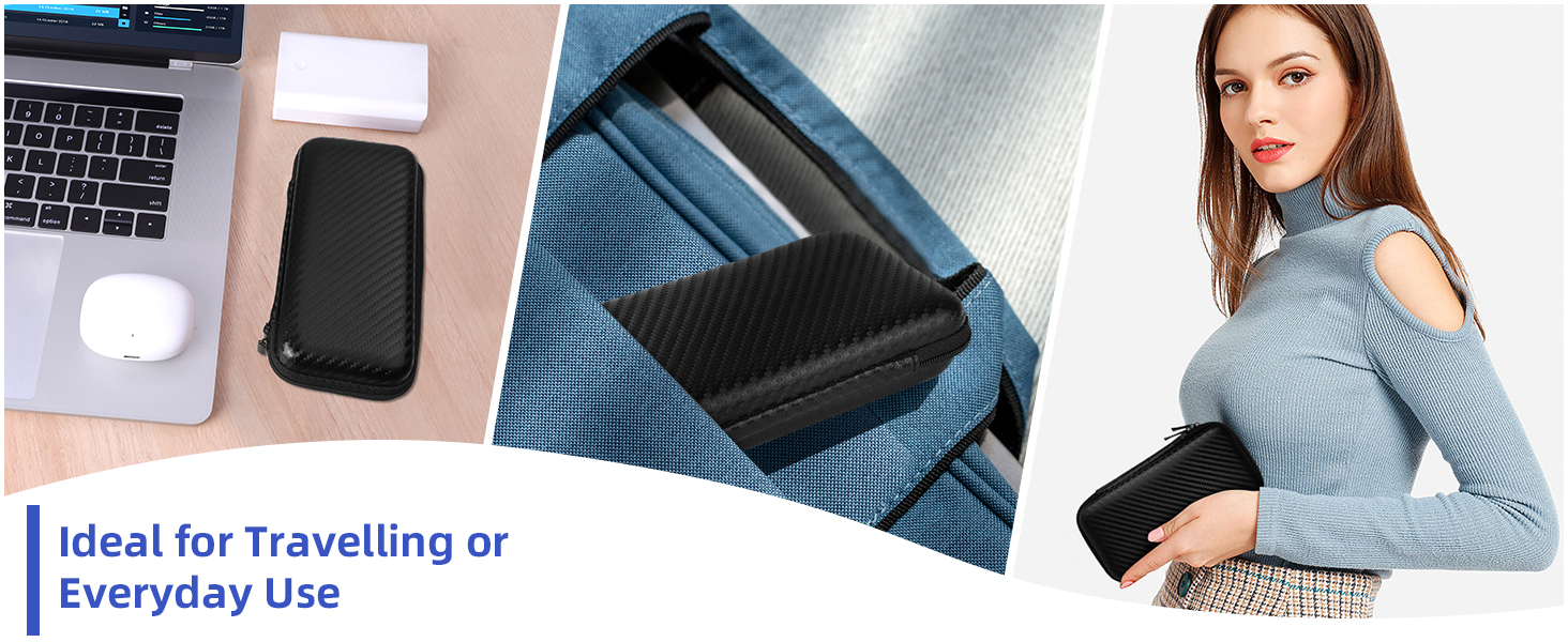 travel essentials airplane gadgets cord organizer travel accessories tech pouch
