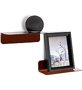 OAprire Acrylic Floating Shelves Set of 2 - Expand Wall Space - 9 Inch Small Adhesive Shelf for B...