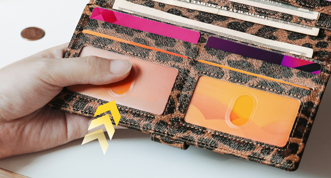 wallet 2 ID window women