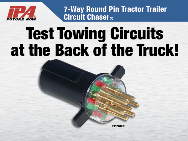 7865L 7-Way Round Pin Tractor Trailer Circuit Chaser