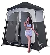 KingCamp Camping Shower Tent, Instant Portable Privacy Shelter, 1/2 Room Large Outdoor Toilet Ten...