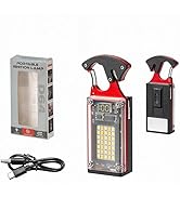 BY-J LED Small Flashlight, Key Chain Light, COB Multi-Function Mini Work Light, 1000 Lumens Recha...