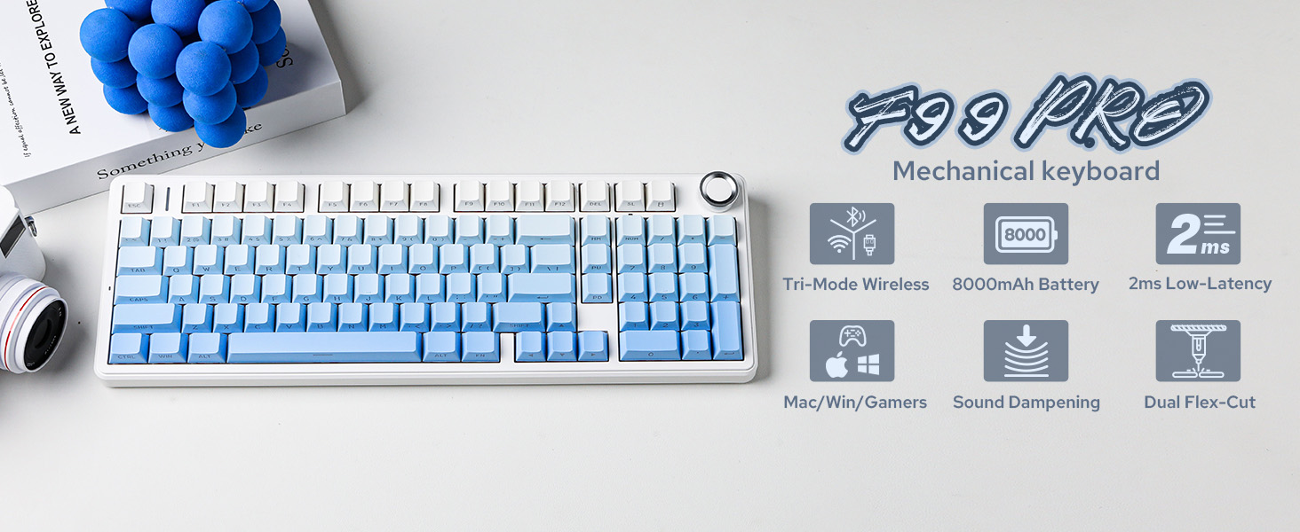 F99 PRO wireless gaming keyboard