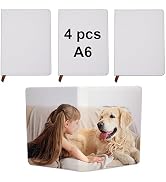 4 Pcs sublimation notebook blank A6 190 Pages sublimation journal blank, Sublimation Journal Note...