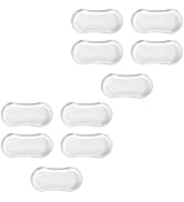 10Pcs Toilet Seat Bumpers, Universal Toilet Lid Bidet Replacement Bumper Kit Silicone Rubber Bump...