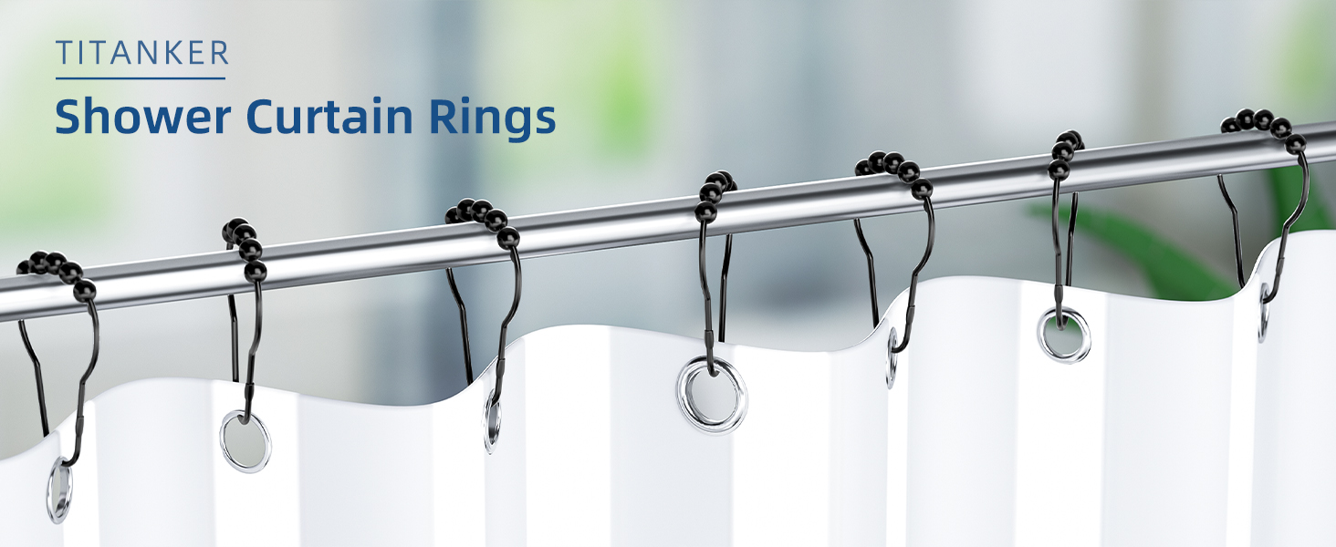 Black Shower Rings