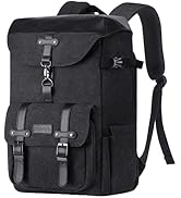 MOSISO Camera Backpack, DSLR/SLR/Mirrorless Photography Vintage Camera Bag Case with Tripod Holde...