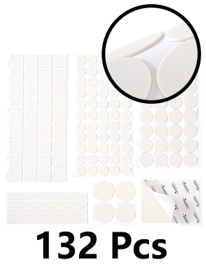 A+3M 132pcs silicone non slip pads