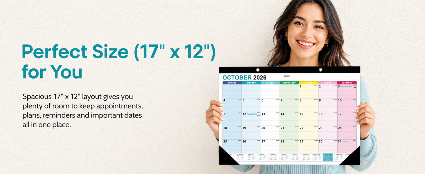 desk calendar