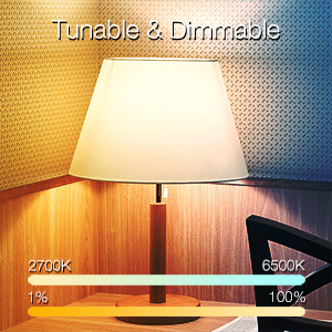 Color changing bulbs with tuya smart app control