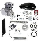 Upgraded Bicycle Engine Kit 100cc 2 Stroke Bike Motor, Air-Cooling Gas, Engine Motorized Bicycle ...