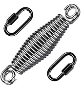 SELEWARE Heavy Duty Bag Spring for Punching Bag - Chrome Plated with Secure Closed-Loop Design fo...