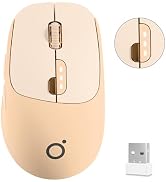 SEUNKWANG EWEADN Q5 Wireless Mouse, Bluetooth & 2.4G Quiet Computer Mouses with 1600 DPI, Battery...