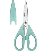 iBayam 1-Pack Kitchen Scissors All Purpose Kitchen Shears Heavy Duty 8.5" Cooking Scissors with P...