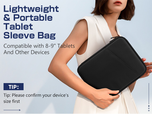 Portable Polyester Tablet Sleeve Bag