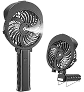 HandFan Hand Misting Fan Atomization Fan Handheld Fan Mini Portable Foldable Fan USB Rechargeable...