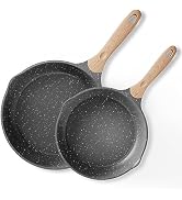 JEETEE Nonstick Pan, Nonstick Stone Frying Pan, Nonstick Omelette Skillet with Soft Touch Handle,...