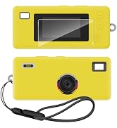 TUOOUT Silicone Case for Charmera Keychain Camera Digital Camera with Screen Protector and Lanyar...