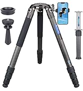 10 Layers 40mm Carbon Fiber Tripod with External Center Column Ultra Stable Professional Heavy Du...