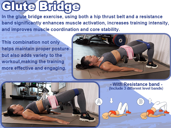 hip thrust weight support belt