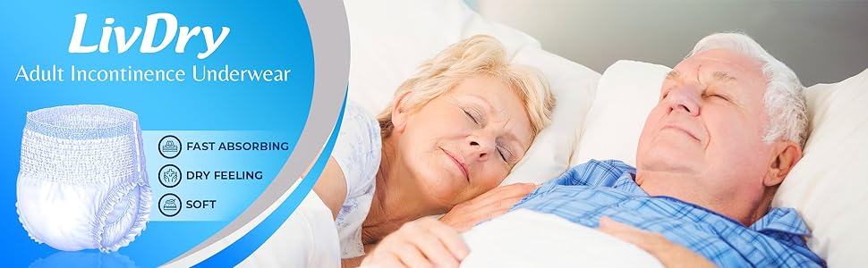 LivDry Incontinence Underwear pañal para adultos