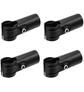 Antrader Stainless Steel Tee Fence Clamps,T Clamp for 1" OD Pipe,4Pcs | End Rail T Clamps for Cha...