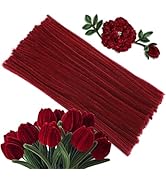 ZXIIXZ Pipe Cleaners, 100Pcs Creative Crafting Pipe Cleaners Supplies for Flowers Making, Chenill...