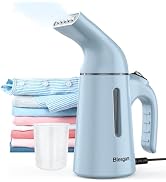 Blesgam Steamer for Clothes 700W, Fast Heat-up in 40S, 120ML Water Tank, 25g/min Strong Penetrati...