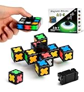 Ninigai 2x2 Infinity Cube Fidget Spinner for Teens, Magnetic Fidget Toys for Kids Ages 8-10, Stre...