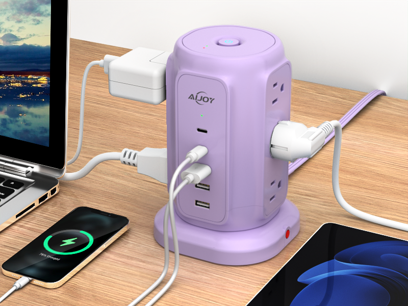 extension cord with multiple outlets