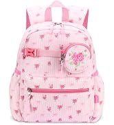 RHCPFOVR Toddler Backpack for Girls 2-4 - Girls 13" H Bookbag for Preschool Kindergarten Cute Cor...