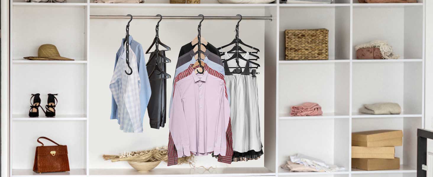 hangers space saving magic hangers dorm room essentials closet organizer