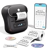 Phomemo Label Maker,M220 Label Printer,3 Inch Bluetooth Thermal Label Maker Machine with 6000+ Ic...