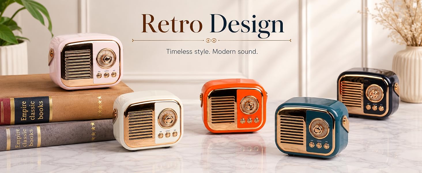 retro radio bluetooth speaker
