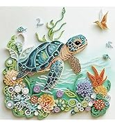 Tontut 5D Diamond Art Painting Kit, Turtle DIY Diamond Art Adult Set Mosaic Crafts, Suitable for ...
