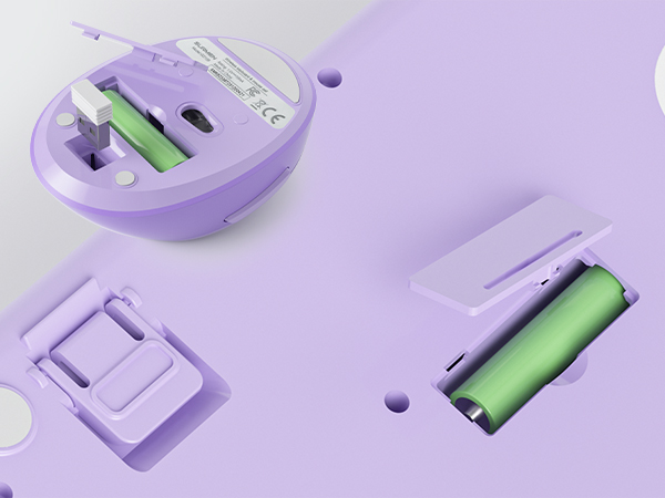 purple keyboard and mouse wireless cute colorful retro typewriter full size keyboard