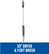 Unger 30” Dryer & Vent Brush – Dryer Vent Cleaning, Lint Brush, Dryer Lint Catcher, Dryer Vent Br...