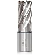 Luckyway 7/16 Inch Diameter x 1 Inch Depth of Cut Cyclone High Speed Steel Annular Cutter, 3/4 In...