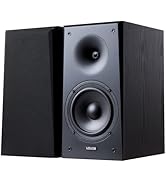 VEVOR Passive Bookshelf Speaker, 100W, Book Shelf Stereo Speakers with 6.5-Inch Woofer and 1-Inch...