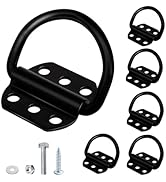 gemigard 6Pcs Heavy Duty Trailer Tie Down Anchors D Ring Tie Down for Flatbed Trailer and Truck,1...