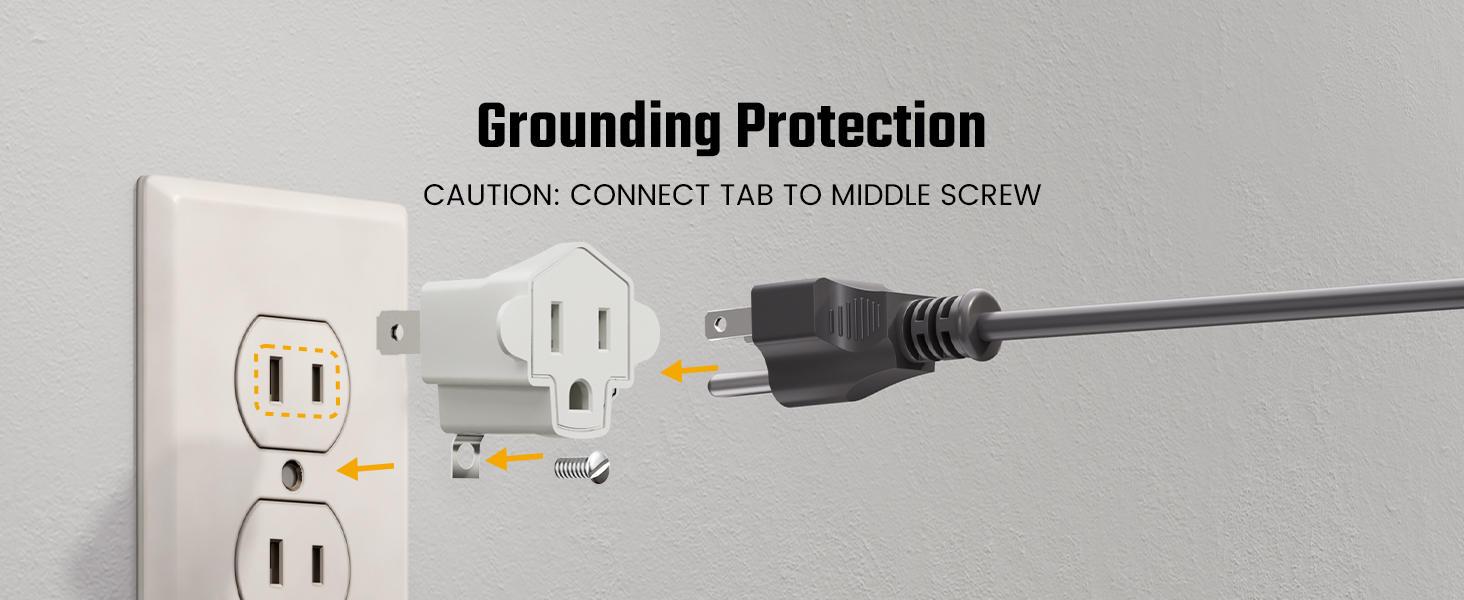 two prong to three prong adapter